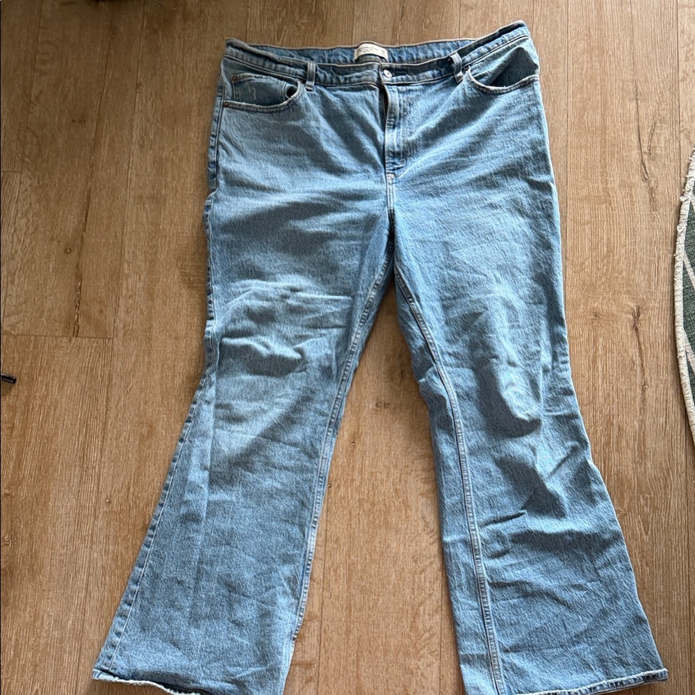 Abercrombie & Fitch Light Blue Flare Jeans